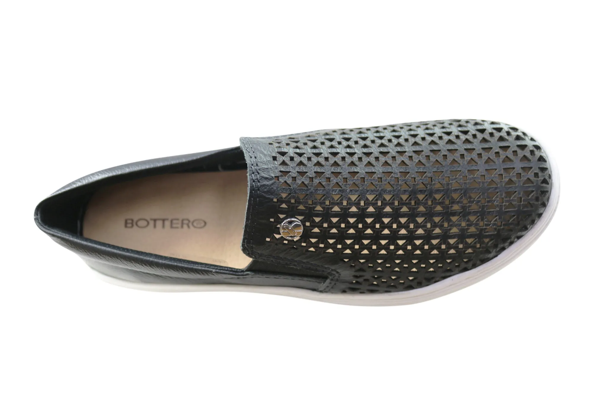 Bottero Opal Damen Comfort Leder Freizeitschuhe Hergestellt in Brasilien Bottero Schuhe