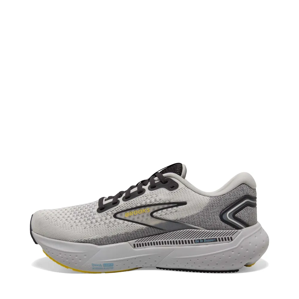 Brooks Herren Glycerin GTS 21 Sneaker in Kokosnuss/Geschmiedetes Eisen/Gelb