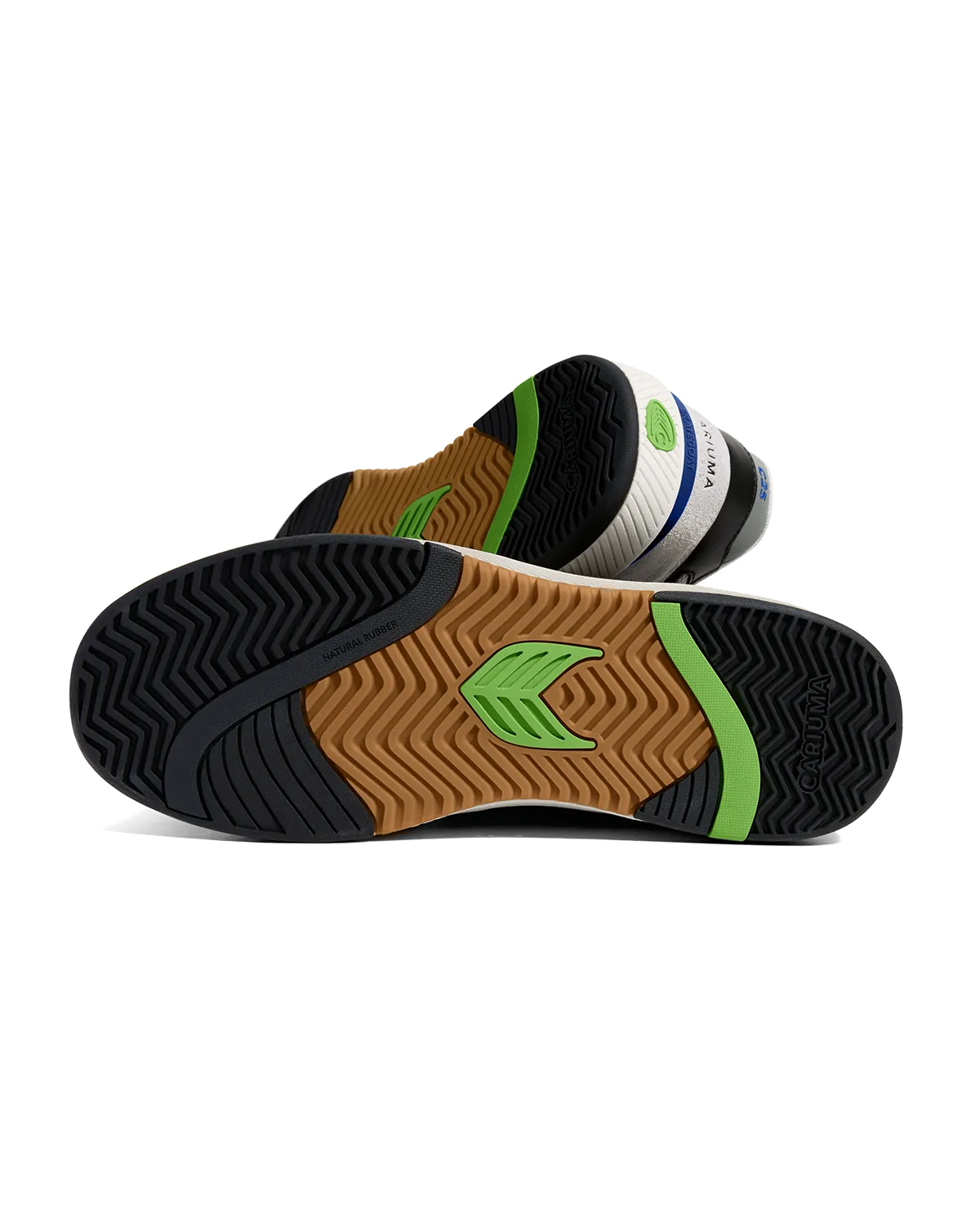 Cariuma Schuhe Skategoat C25 Schuhe in Rauchweiß, Schwarz & Blau