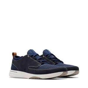 Clarks Herren Easeway Sport-Sneaker in Marine Kombination
