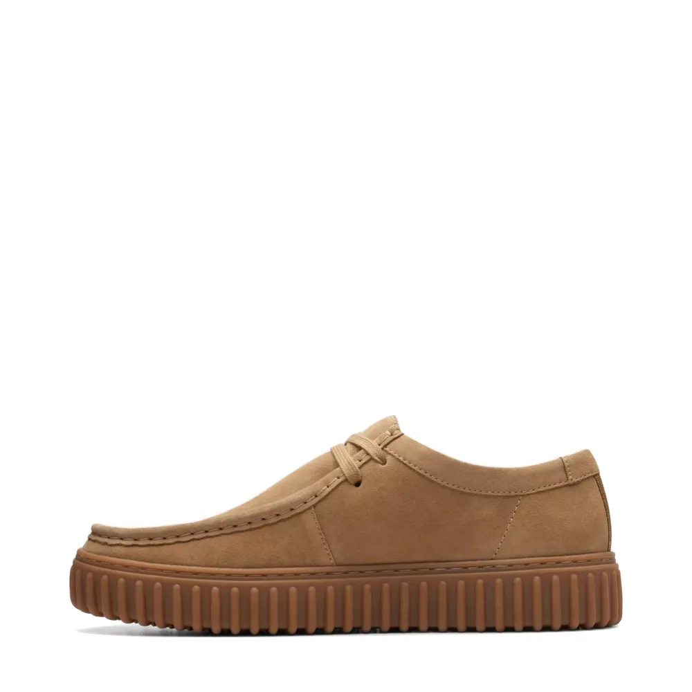 Clarks Herren Torhill Wildleder-Mokassins in Dunkelsand