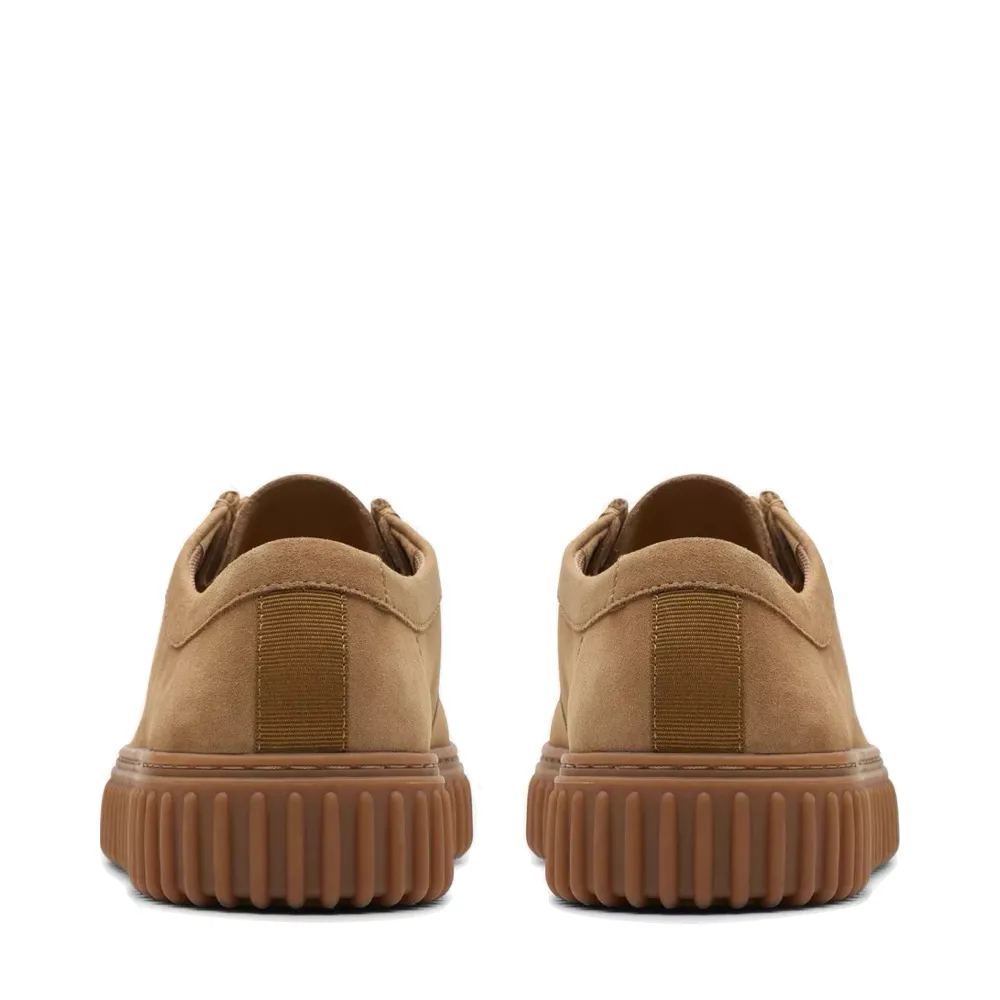 Clarks Herren Torhill Wildleder-Mokassins in Dunkelsand