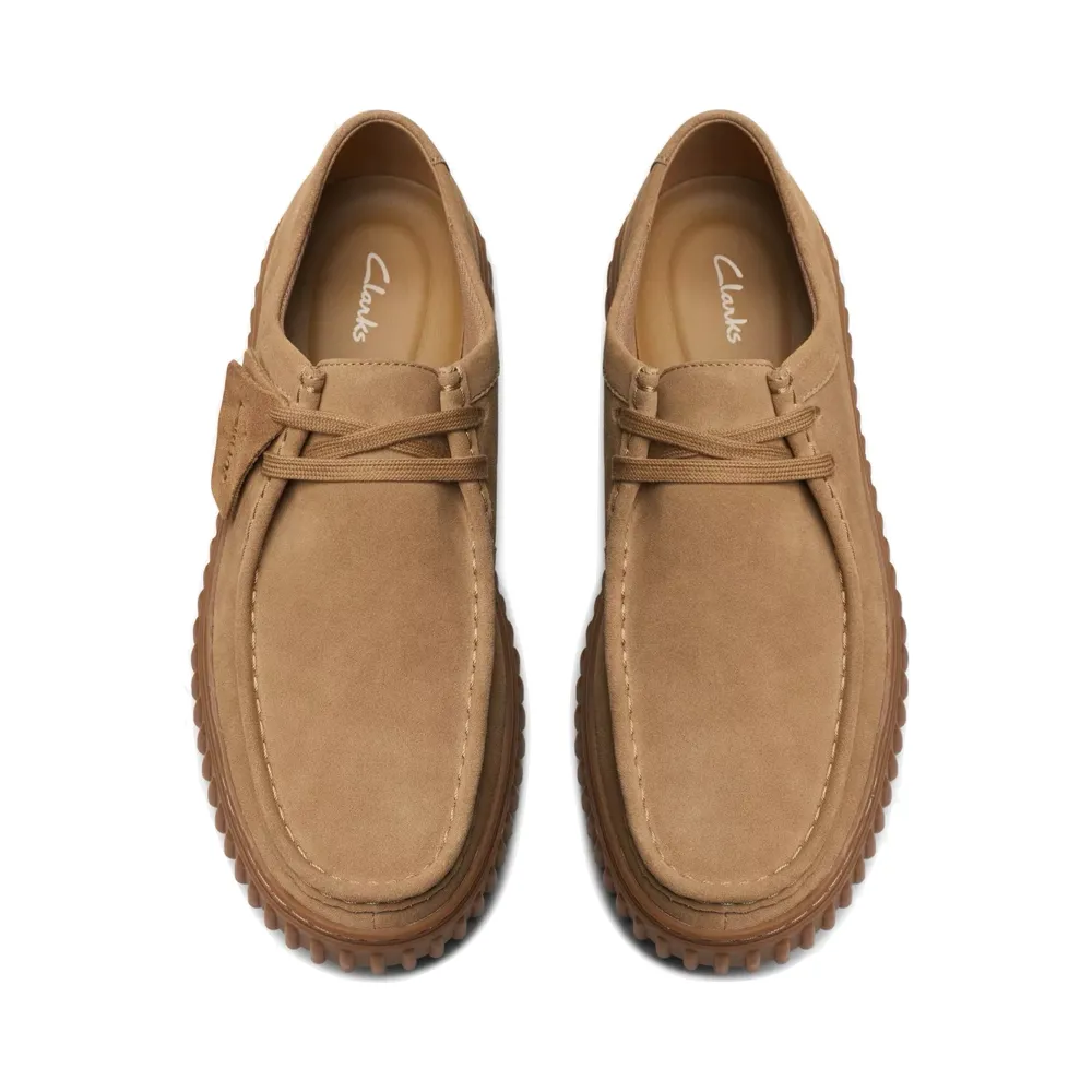 Clarks Herren Torhill Wildleder-Mokassins in Dunkelsand