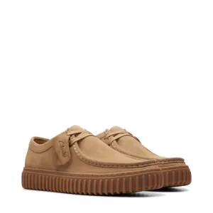 Clarks Herren Torhill Wildleder-Mokassins in Dunkelsand