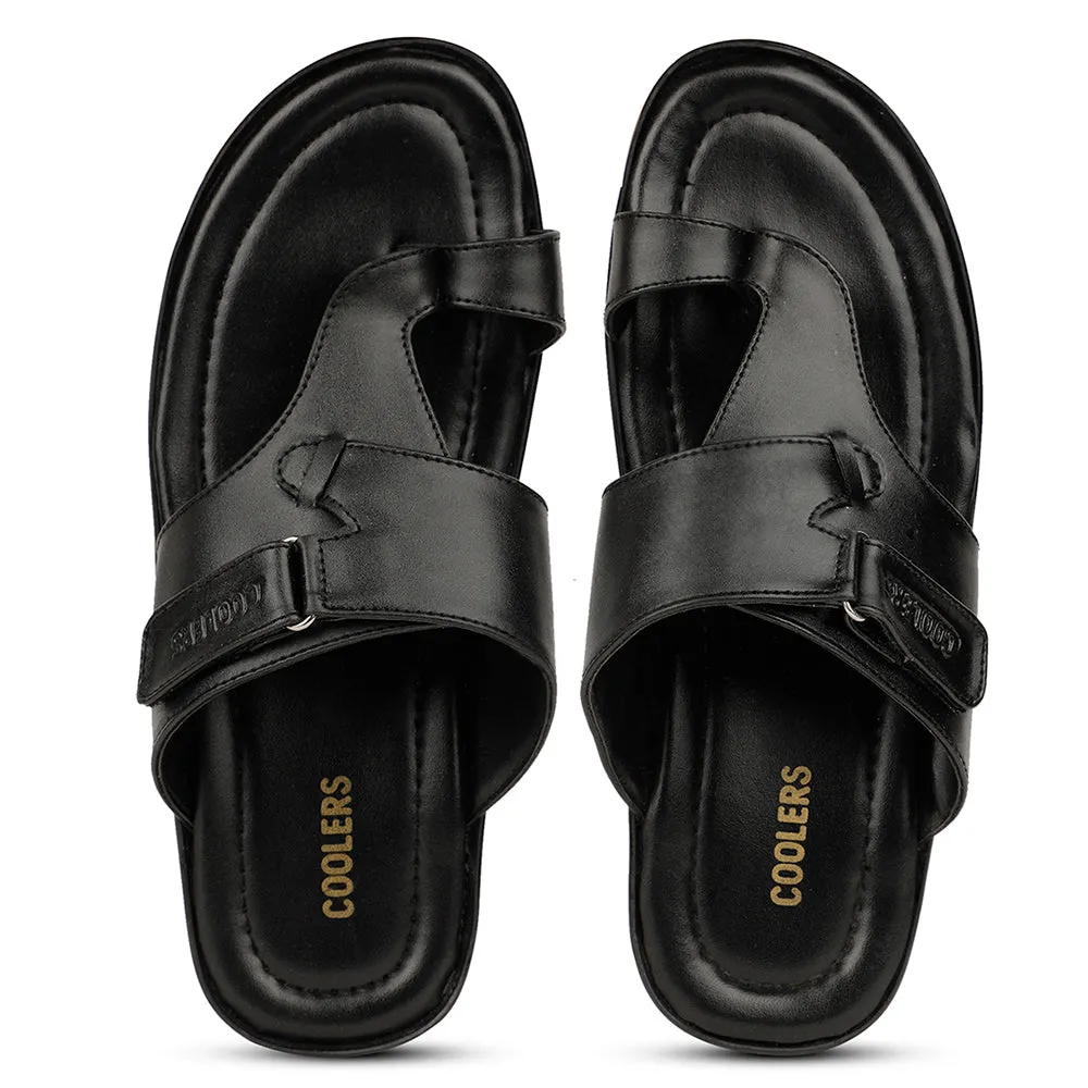 Liberty ORTIZ-30 Bequeme Schwarze Hausschuhe Für Herren