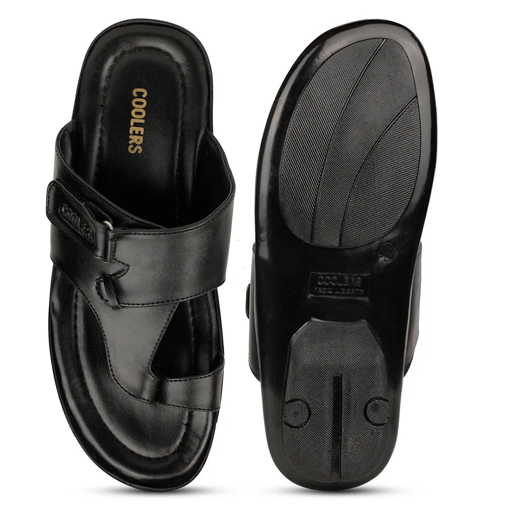 Liberty ORTIZ-30 Bequeme Schwarze Hausschuhe Für Herren