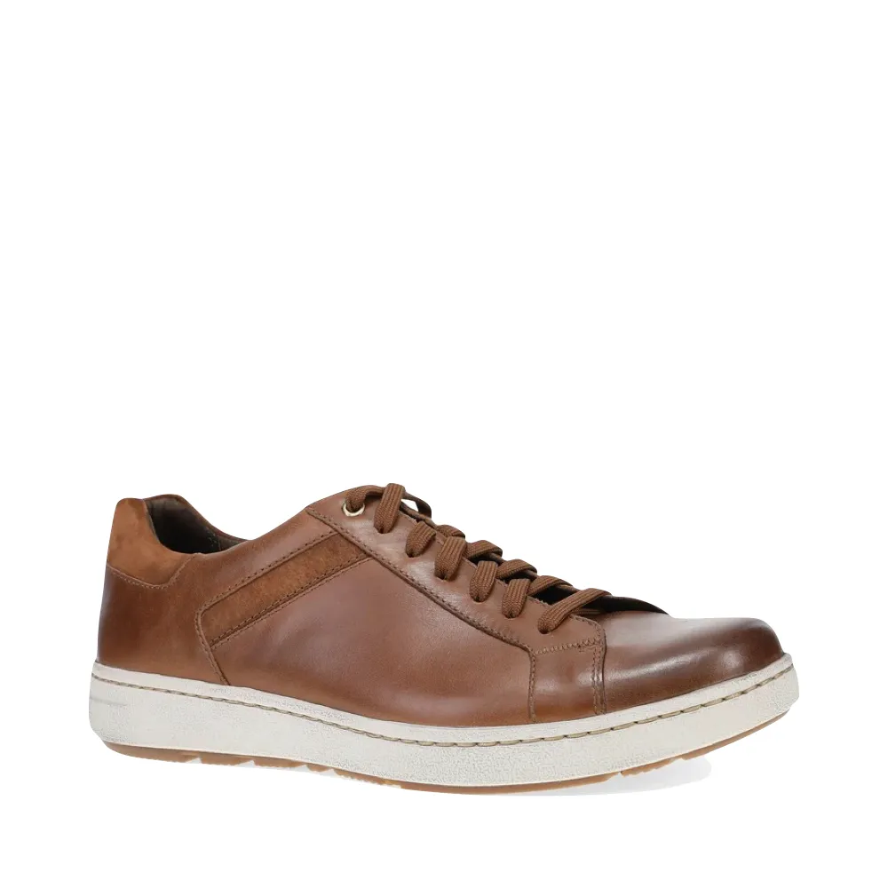 Dansko Herren Trevor Leder-Schnürsneaker in Beige