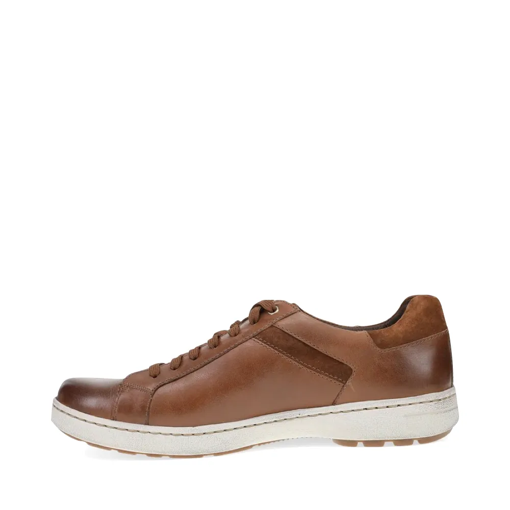 Dansko Herren Trevor Leder-Schnürsneaker in Beige