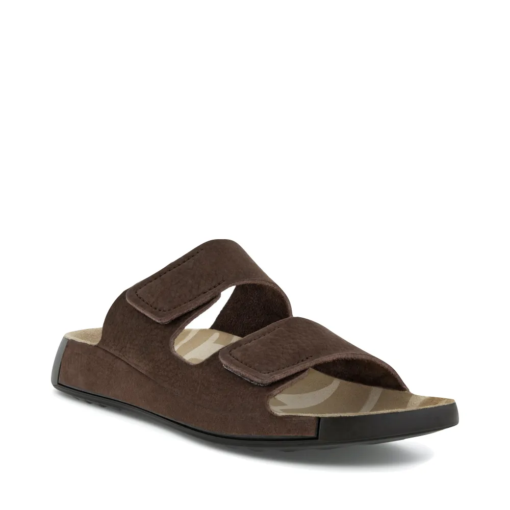 Ecco Herren Cozmo Slide Sandale in Mokka Braun