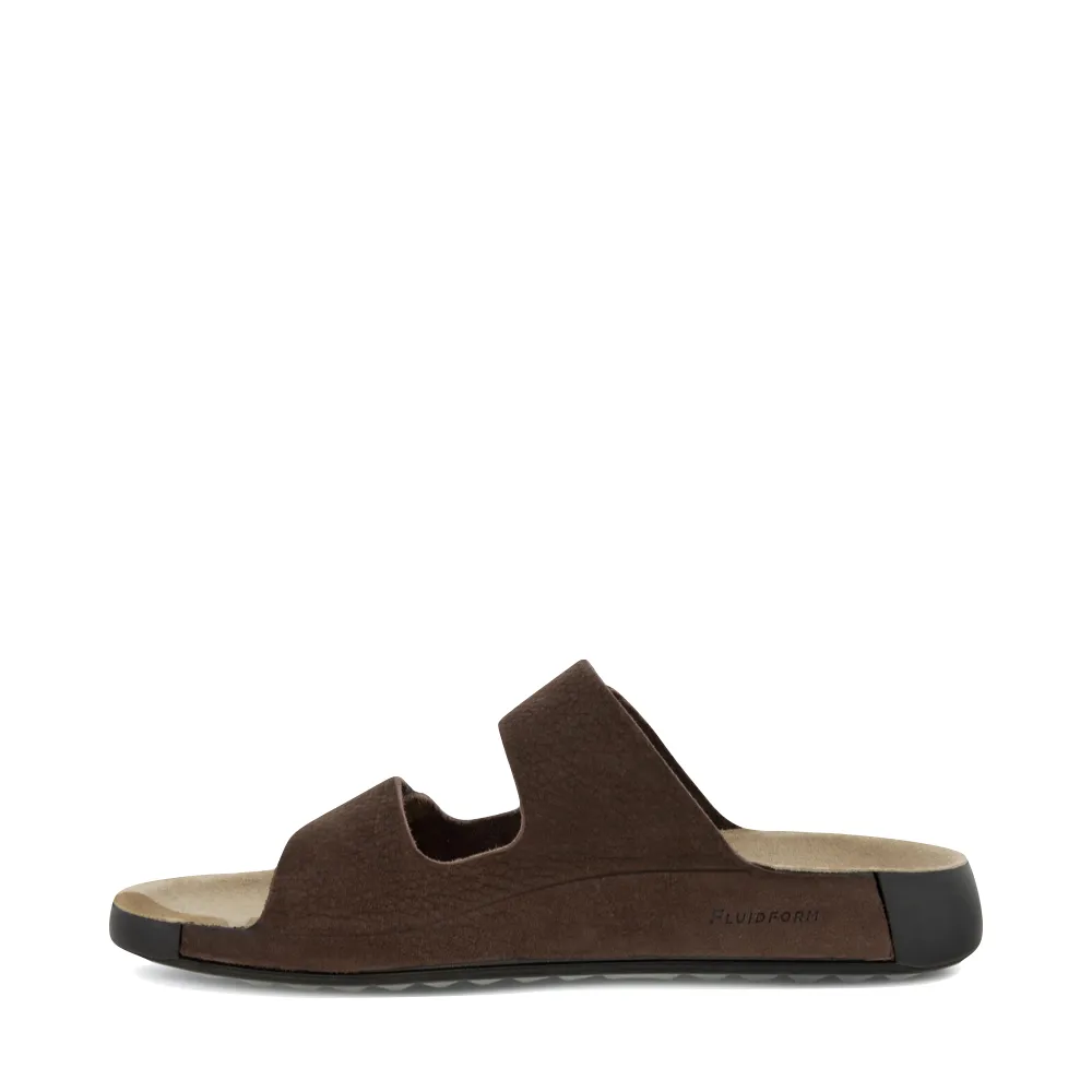 Ecco Herren Cozmo Slide Sandale in Mokka Braun