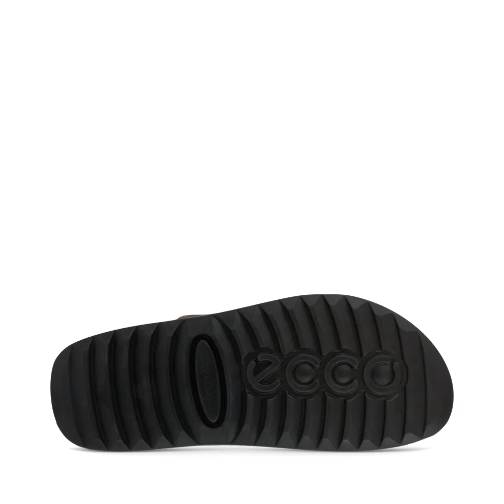 Ecco Herren Cozmo Slide Sandale in Mokka Braun