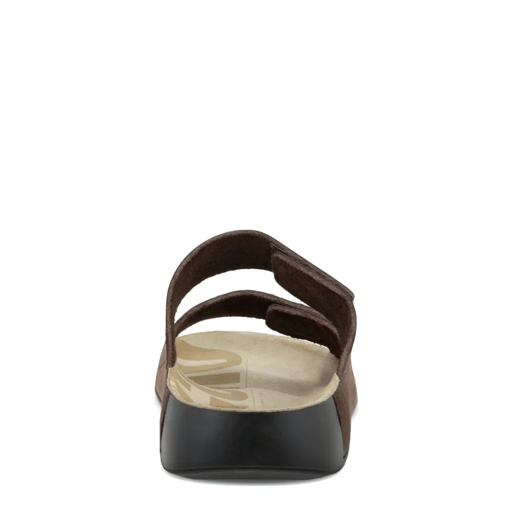 Ecco Herren Cozmo Slide Sandale in Mokka Braun