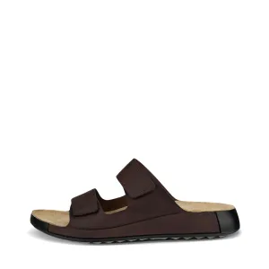 Ecco Herren Cozmo Slide Sandale in Pflanzerde Braun