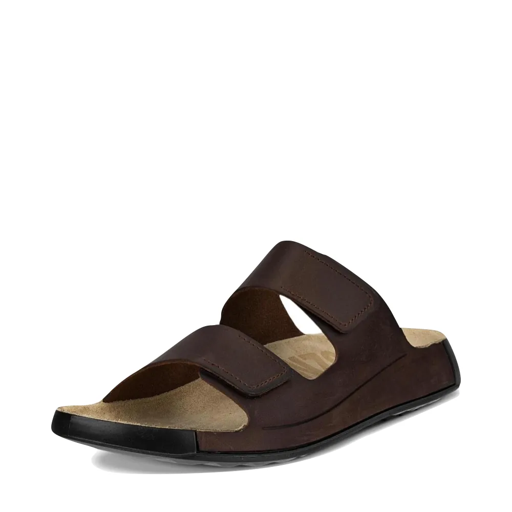 Ecco Herren Cozmo Slide Sandale in Pflanzerde Braun