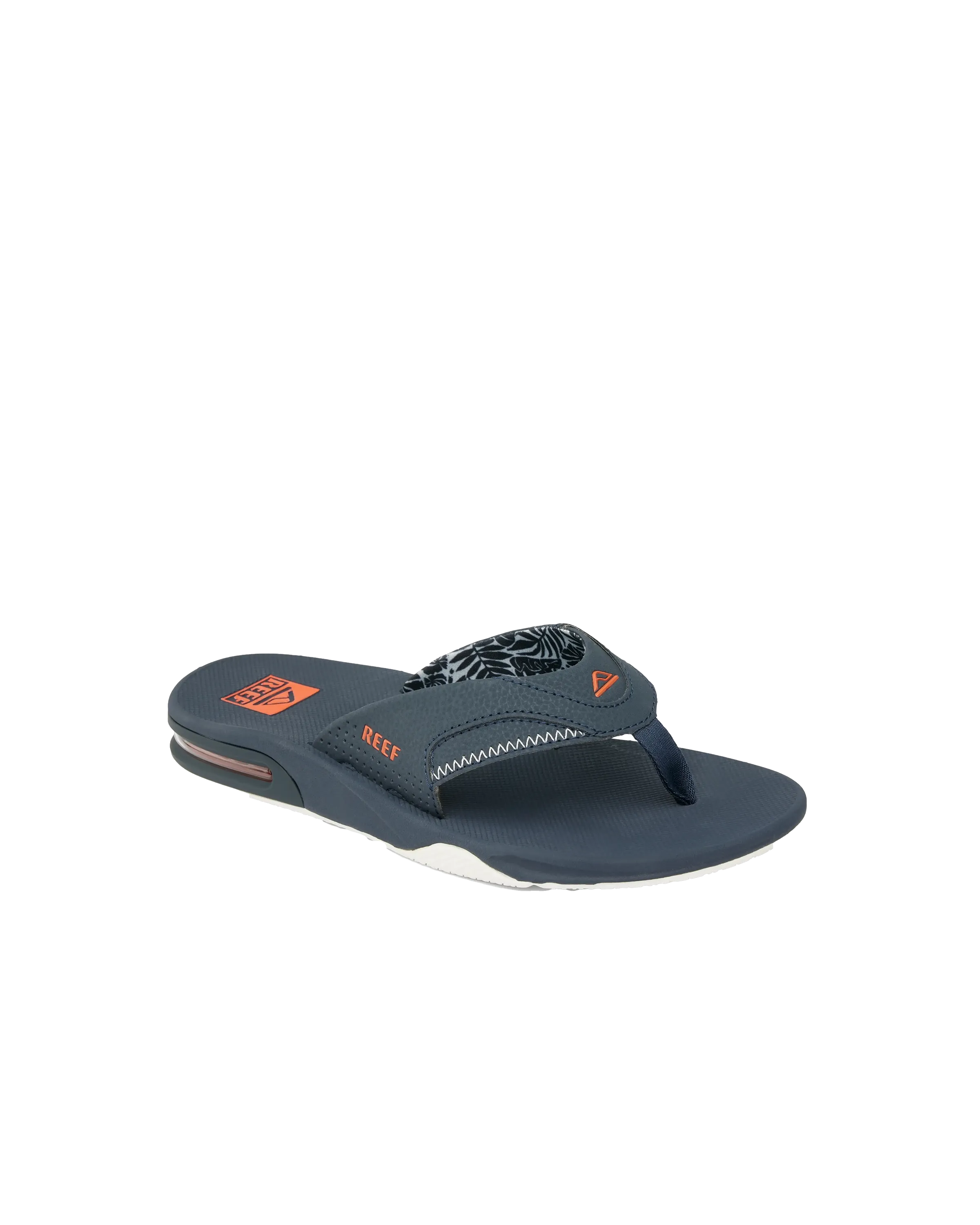 Fanning Flip-Flops in Marineblau & Orange