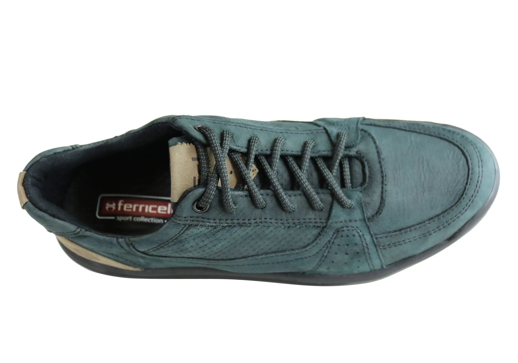 Ferricelli Grant Herren Ledercasualschuhe mit Polsterung, hergestellt in Brasilien Ferricelli Schuhe
