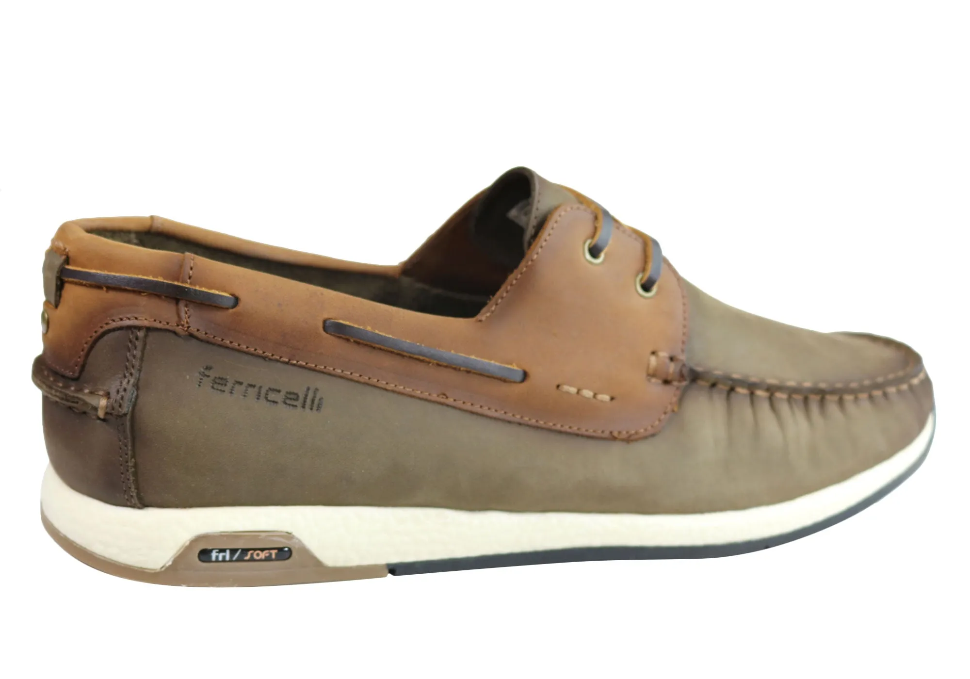 Ferricelli Nathan Herren Freizeit-Lederschuhe mit Schnürung Hergestellt in Brasilien Ferricelli Schuhe