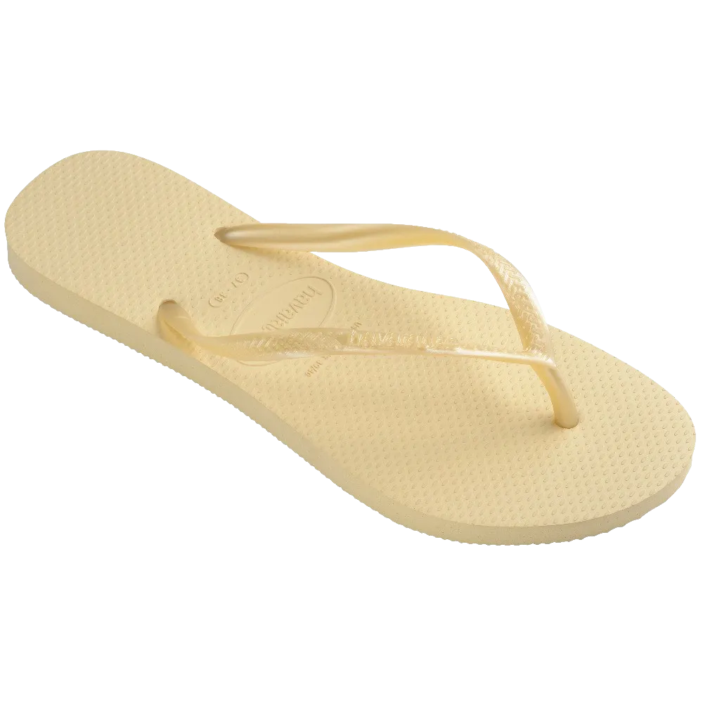 Havaianas Schuhe Slim Flip Flops in Buttercreme