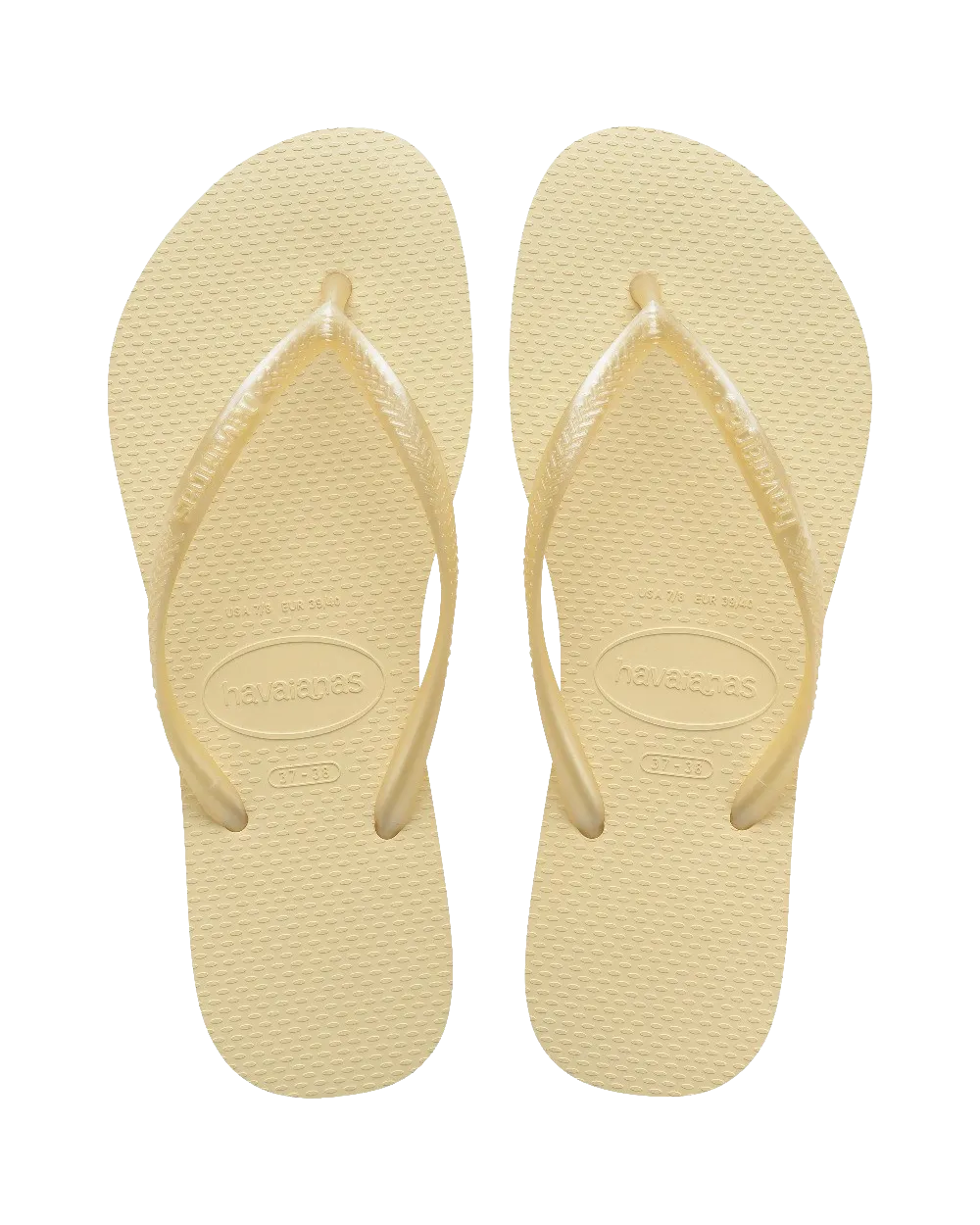 Havaianas Schuhe Slim Flip Flops in Buttercreme