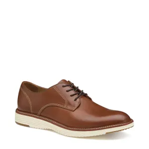 Johnston & Murphy Herren Upton Plain Toe Leder Schnür-Oxford in Hellbraun