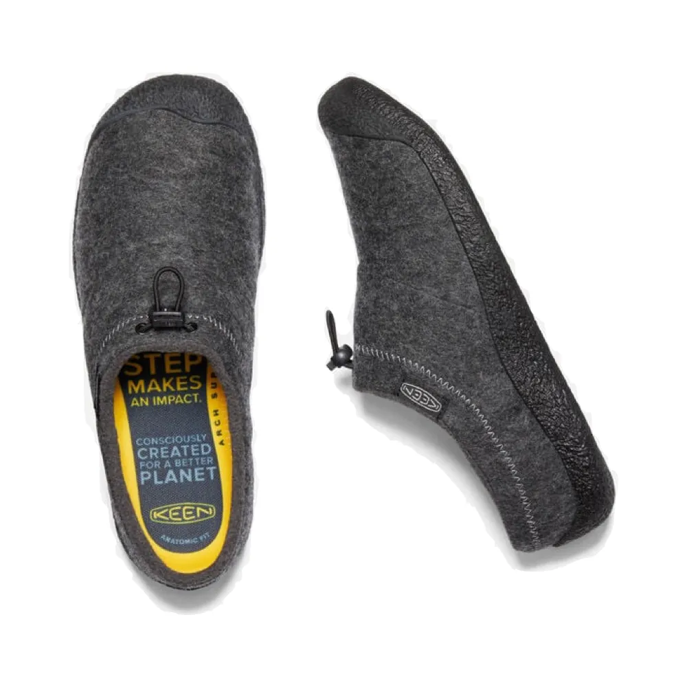 KEEN Herren Howser III Slide Pantoffel in Anthrazitgrau