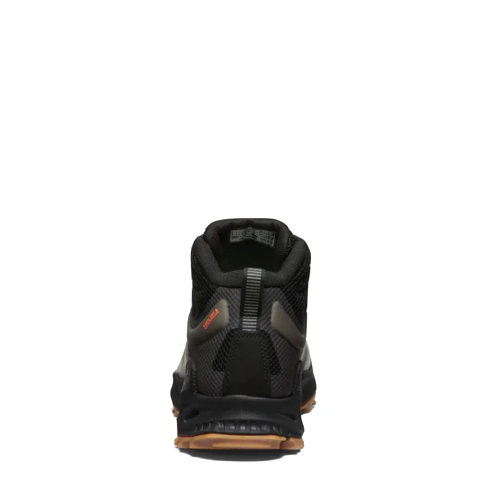 KEEN Herren Zionic wasserdichte Wanderstiefel in Dunkeloliv/Scharlachrot