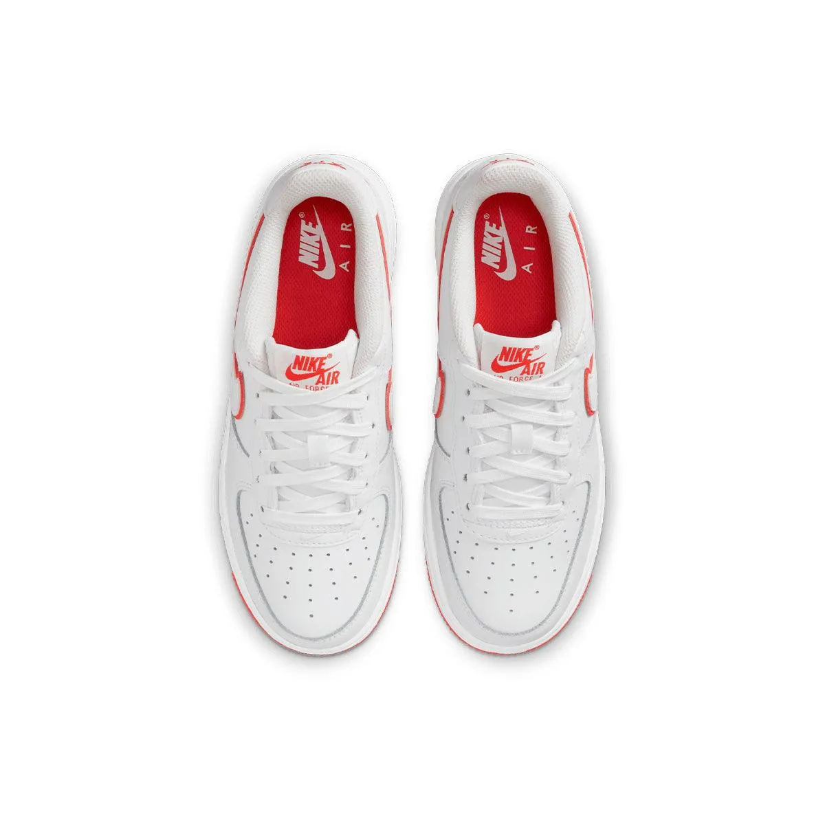 Kid's Air Force 1 'Weiß Picante Rot'