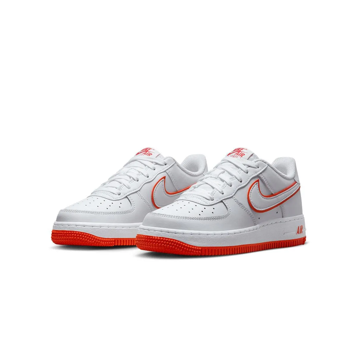 Kid's Air Force 1 'Weiß Picante Rot'