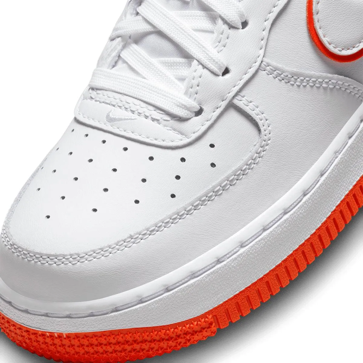 Kid's Air Force 1 'Weiß Picante Rot'