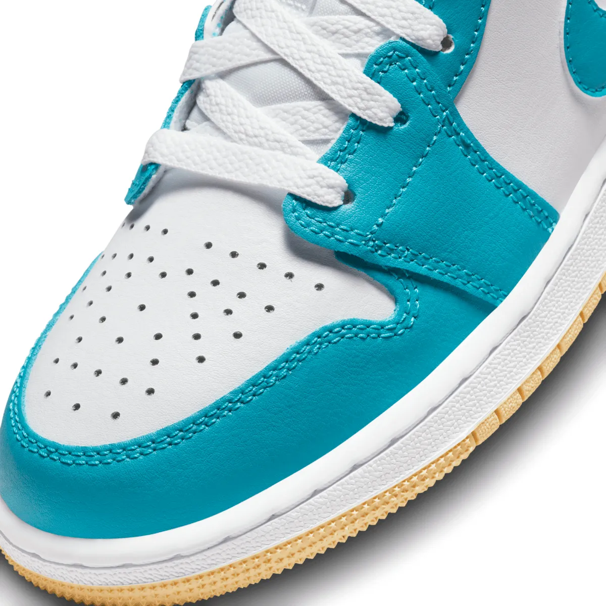 Kids Air Jordan 1 Mid 'Aquatone'