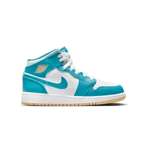 Kids Air Jordan 1 Mid 'Aquatone'