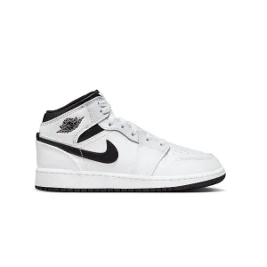 Kids Air Jordan 1 Mid 'Weiß'