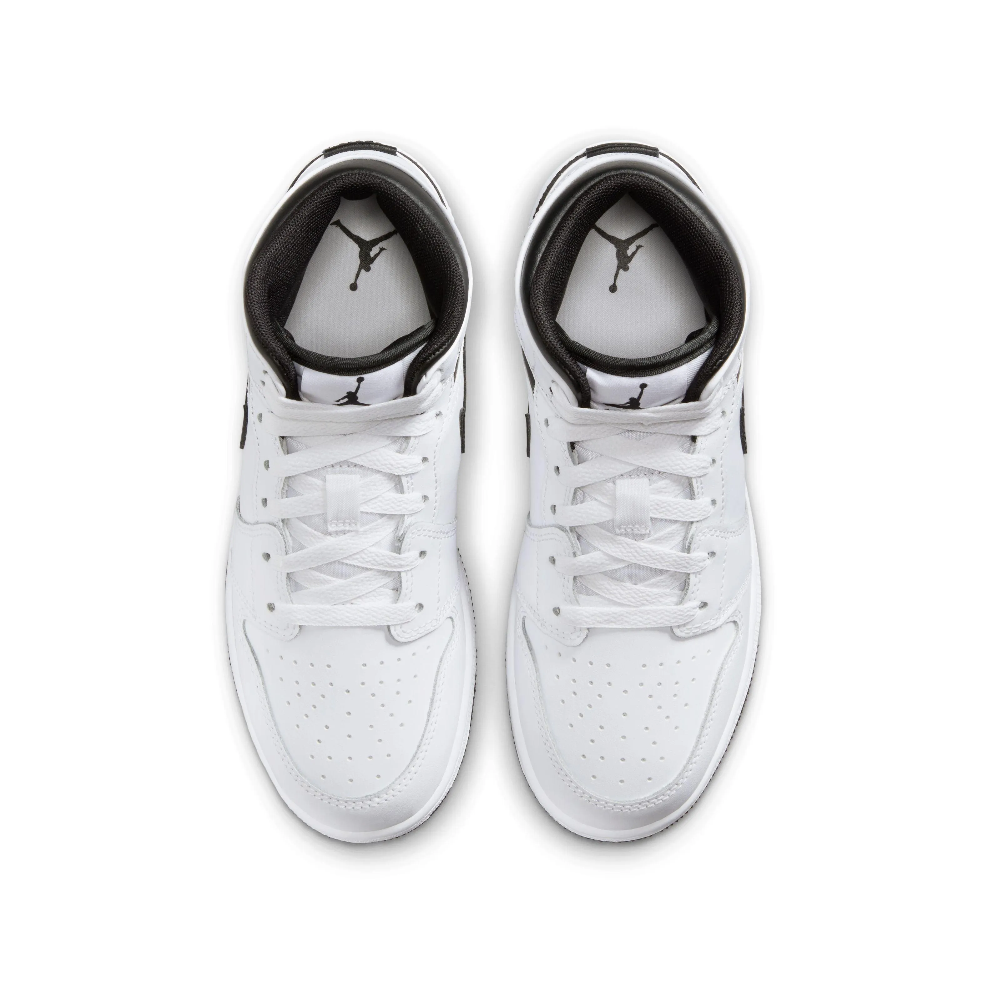 Kids Air Jordan 1 Mid 'Weiß'