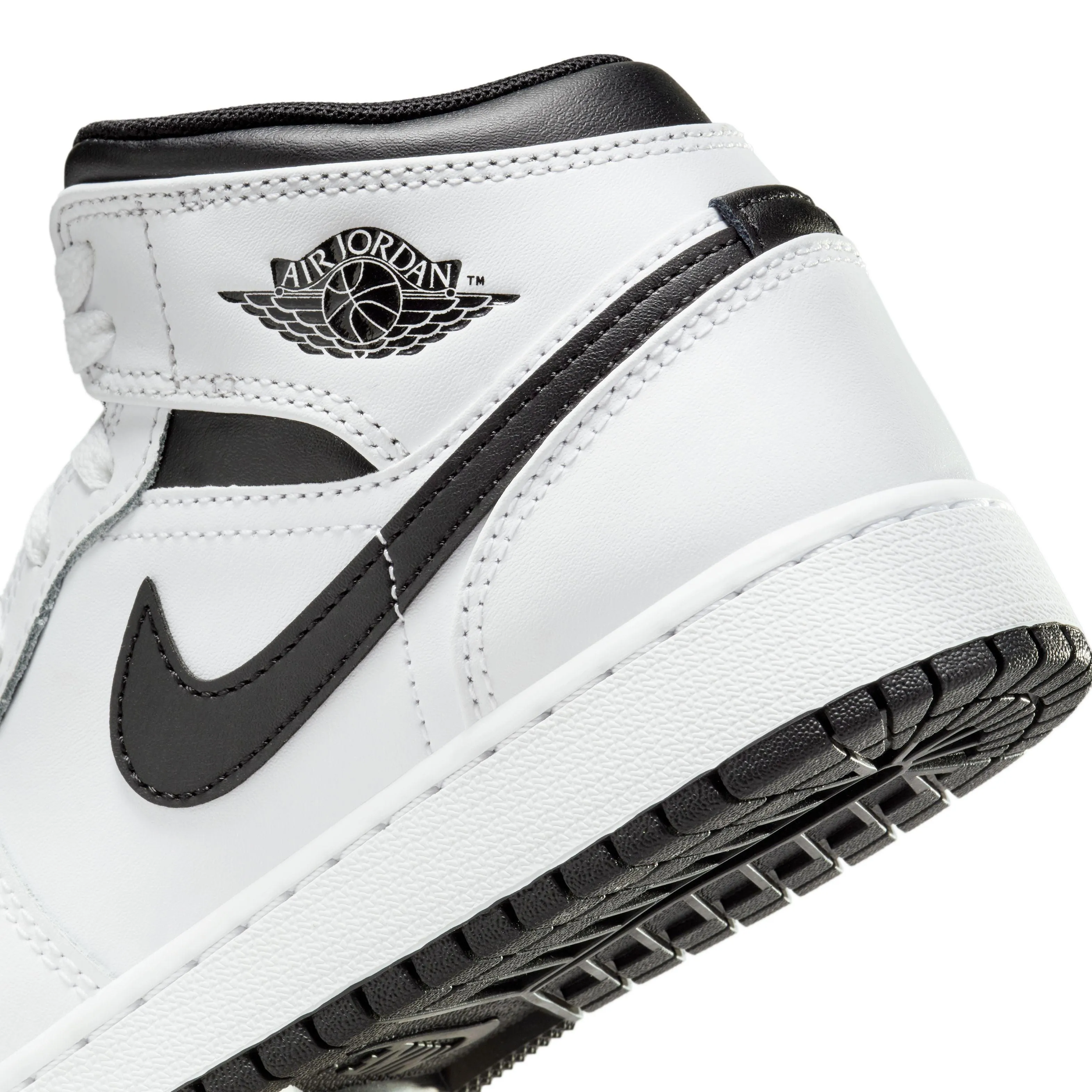 Kids Air Jordan 1 Mid 'Weiß'