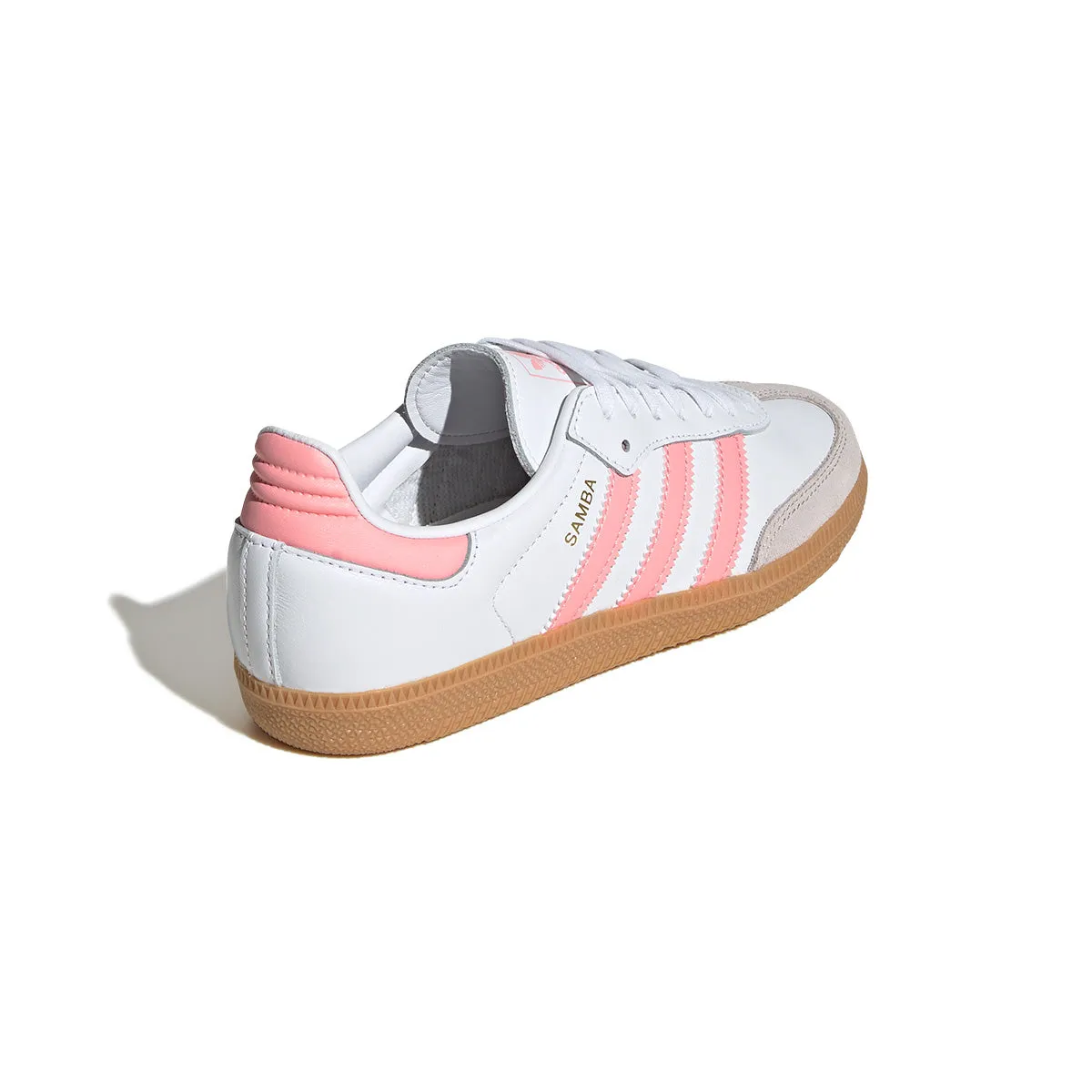 Kids Samba OG 'Weiß Halb Pink Glitzer'
