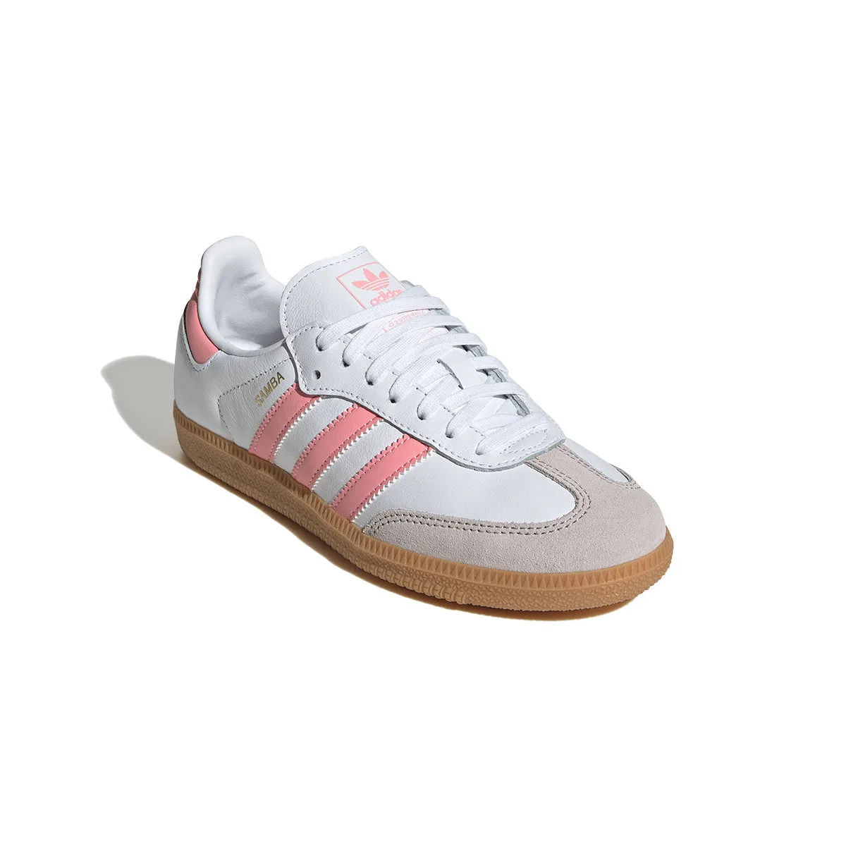 Kids Samba OG 'Weiß Halb Pink Glitzer'