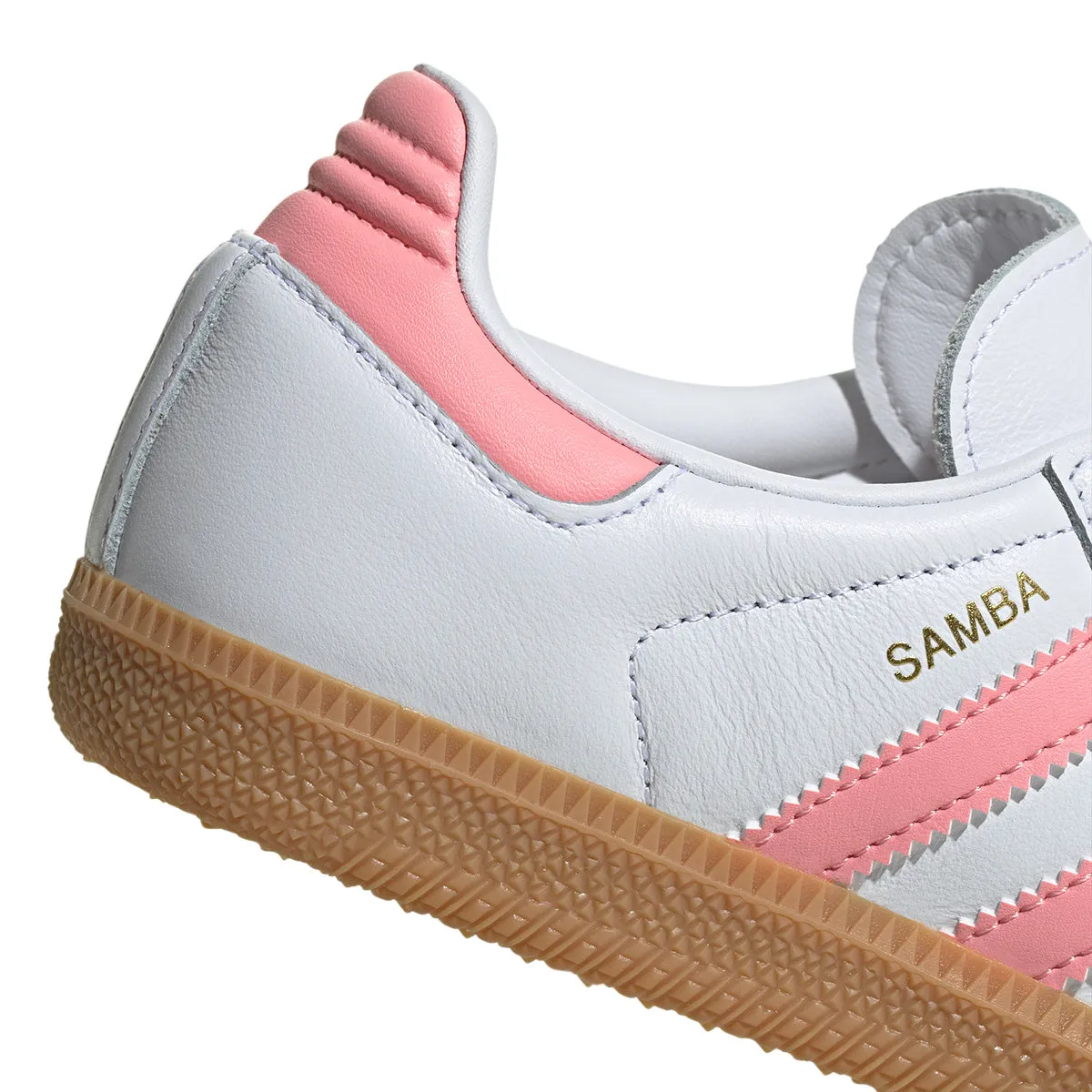 Kids Samba OG 'Weiß Halb Pink Glitzer'