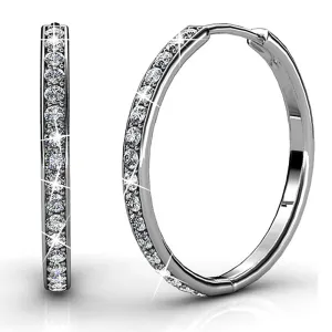 Krystal Couture Schmuck Verzauberte Creolen | Klar
