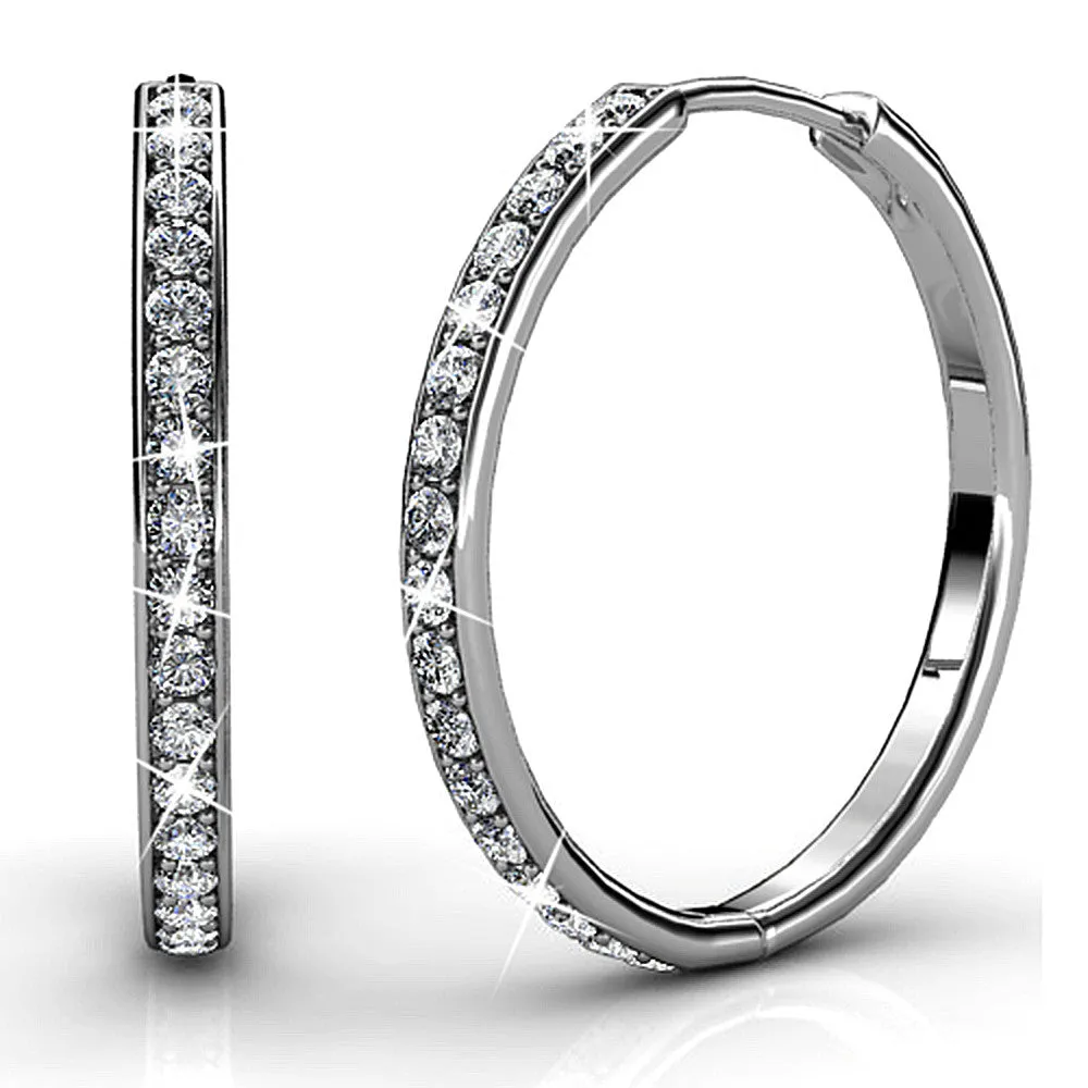 Krystal Couture Schmuck Verzauberte Creolen | Klar