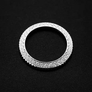 Lünette for Rolex Submariner /GMT 750 Whitegold 36 Brill. 3,51 ct. TW/VSi