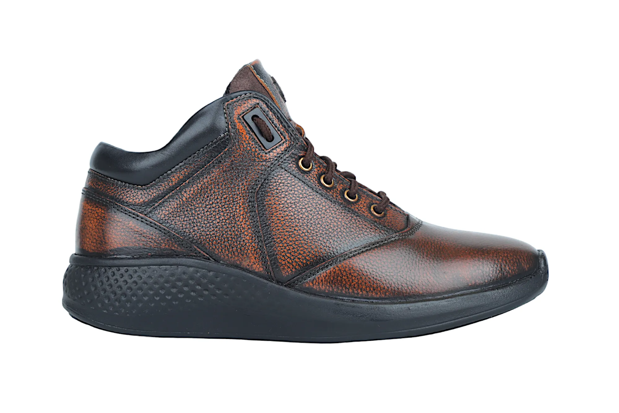 Herren Leder Freizeitschuhe 38016