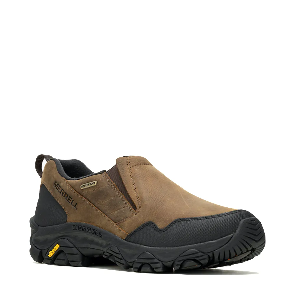 Merrell Herren ColdPack 3 Thermo Moc Wasserdichte Schlupfschuhe in Erdbraun