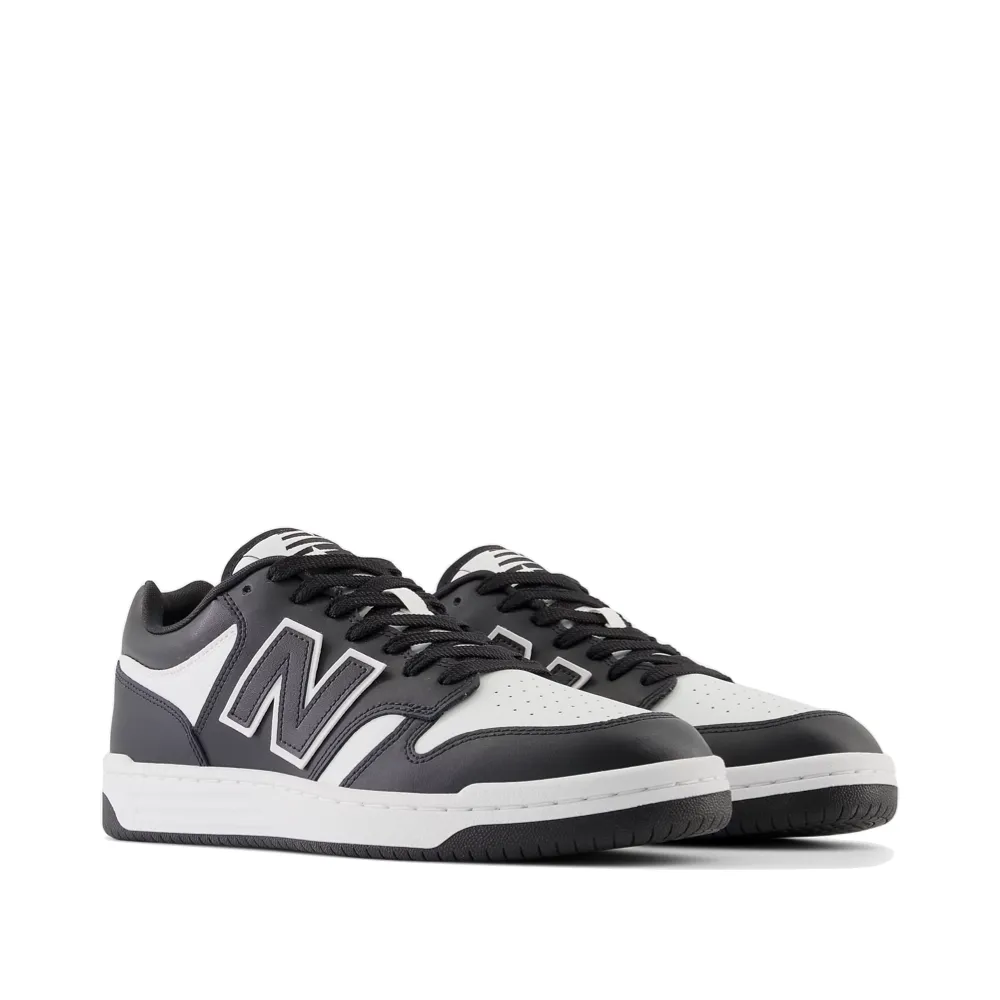 New Balance Herren 480 Sneaker in Weiß mit Schwarz