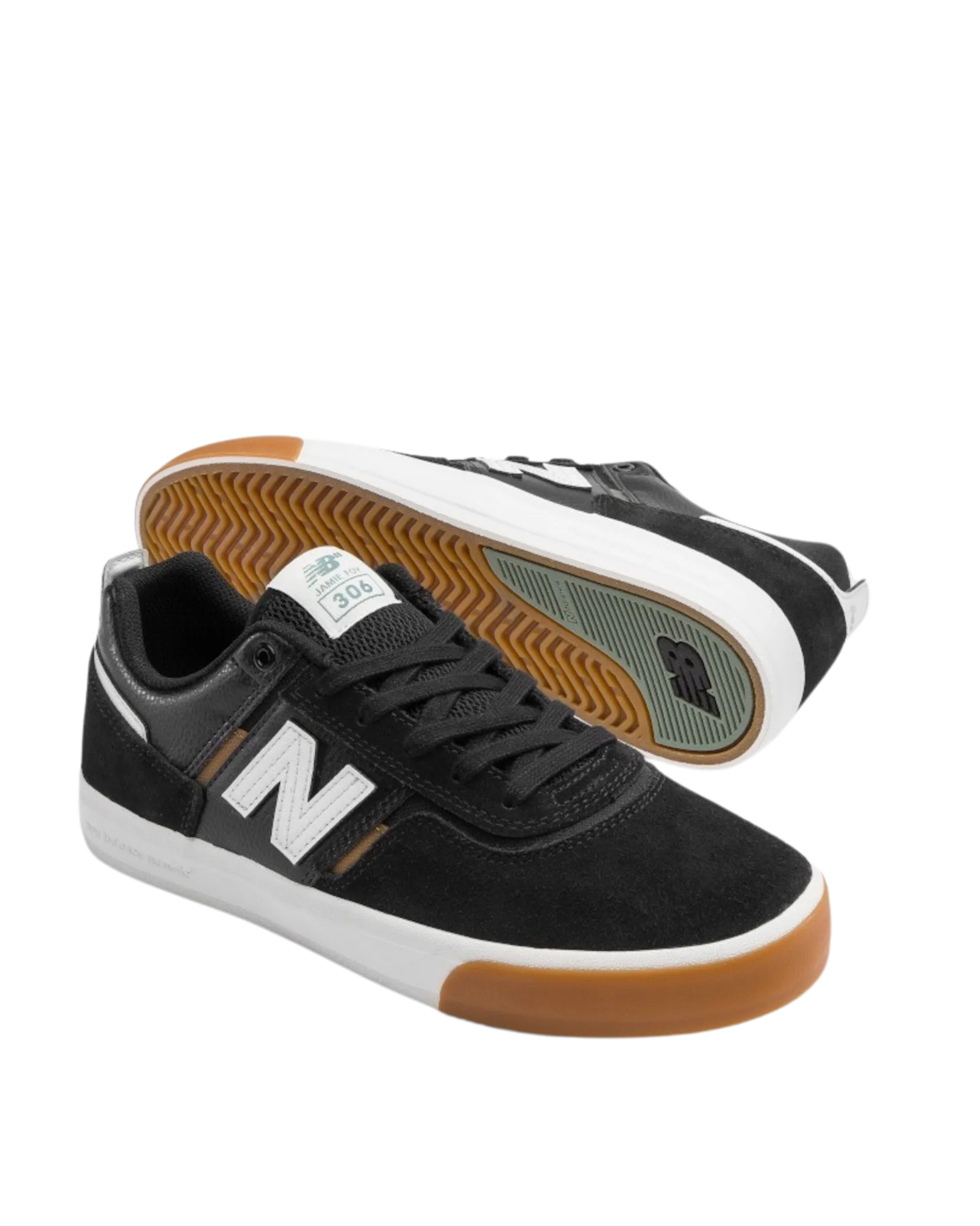 New Balance Sneakers Jamie Foy 306 Signature Schuhe in Schwarz, Weiß & Gummi