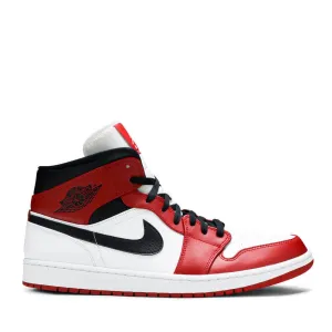 NIKE AIR JORDAN1 MID CHICAGO WEIßE FERSE (NEU)