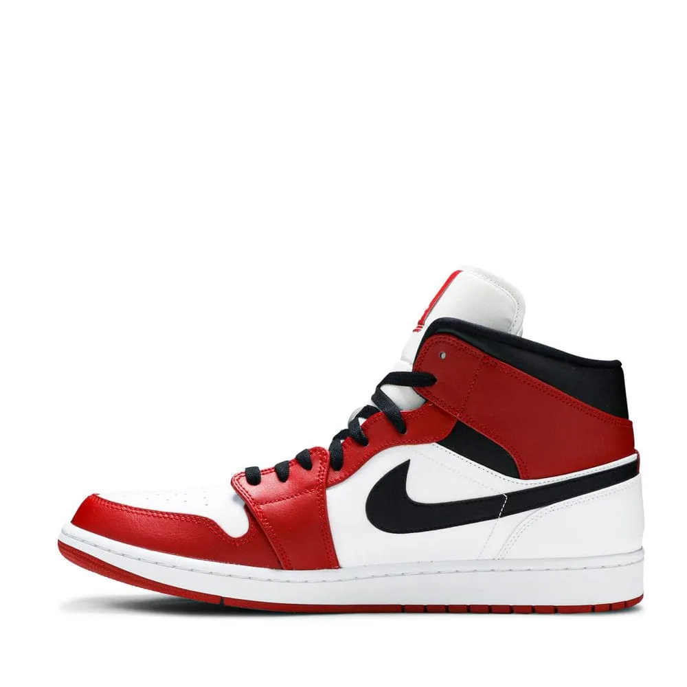 NIKE AIR JORDAN1 MID CHICAGO WEIßE FERSE (NEU)