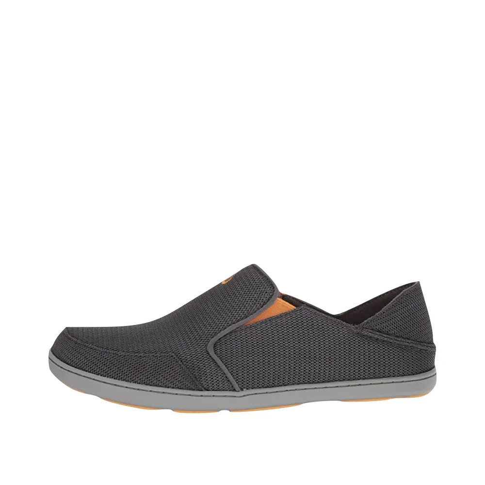 OluKai Herren Nohea Mesh Slip-On in Dunkelschatten