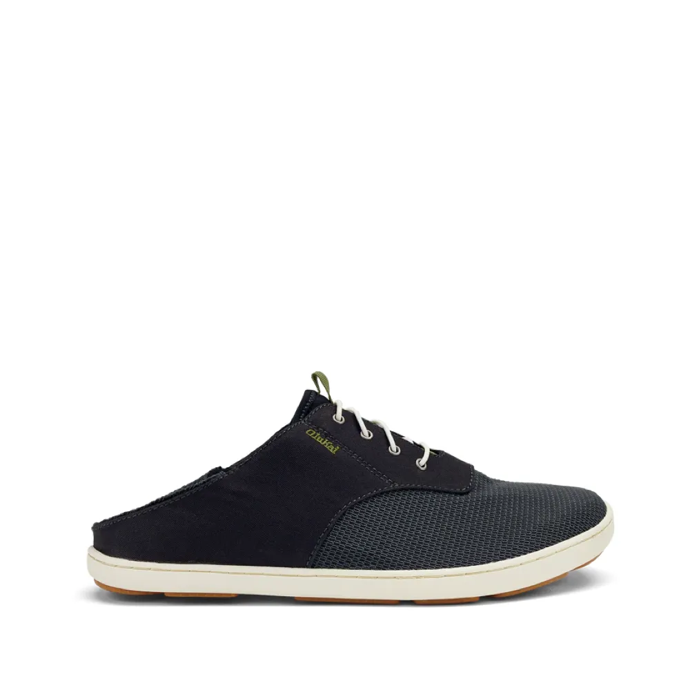 OluKai Herren Nohea Moku Mesh Slip-On in Schwarz