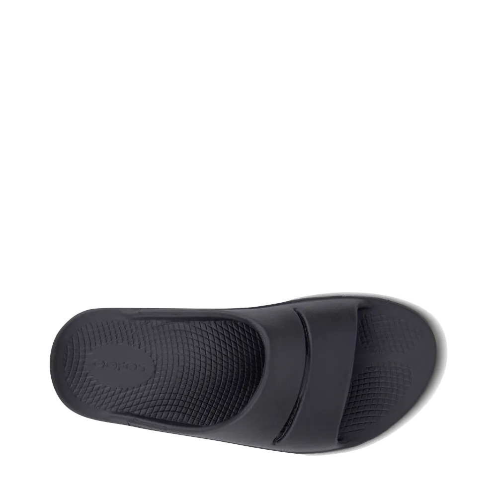 OOfos OOahh Slide Sandale in Schwarz