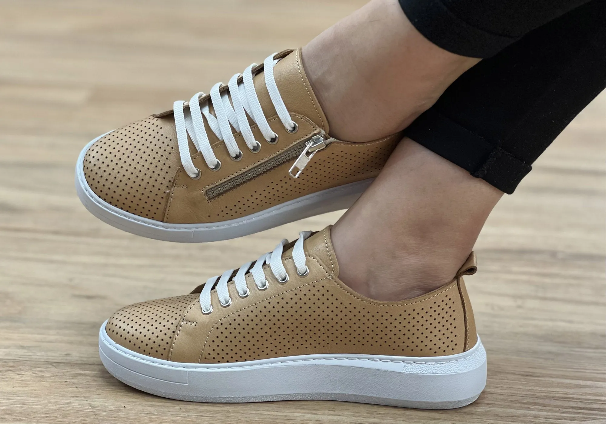 Orizonte Aldina Damen Europäische Bequeme Leder Freizeitschuhe Orizonte Schuhe